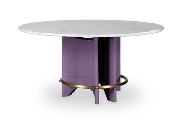 MEYER - Round Carrara marble table by ROYAL STRANGER - view 3